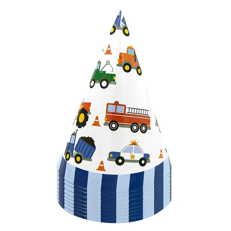 

Construction Engineering Vehicles Theme Birthday Party Supplies Plates Cups Flags Napkin Straws Kids Favors Disposable Tableware