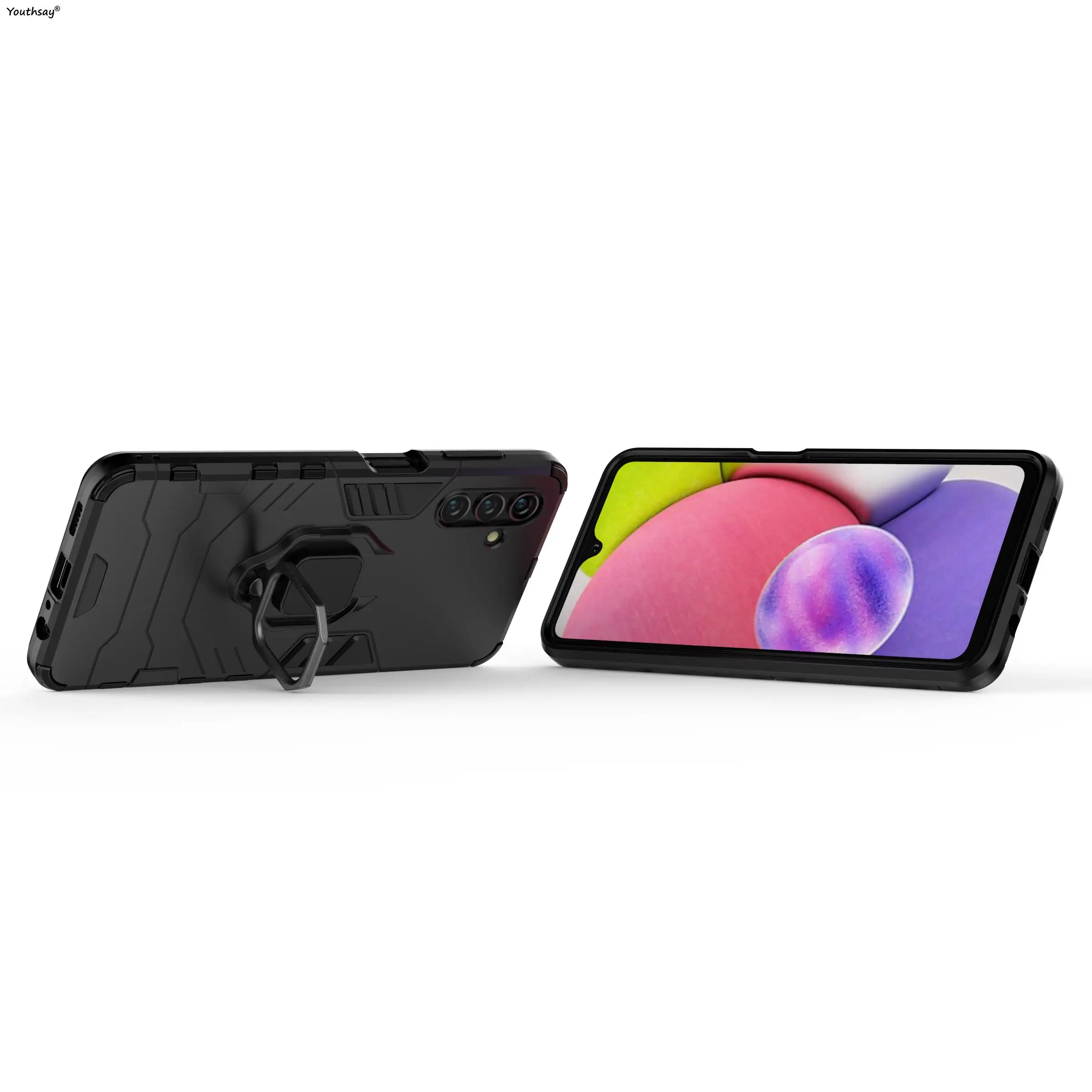 For Samsung Galaxy A13 5G Case for Samsung Galaxy A13 Cover Funda Finger Ring Protective Phone Bumper For Samsung Galaxy A13