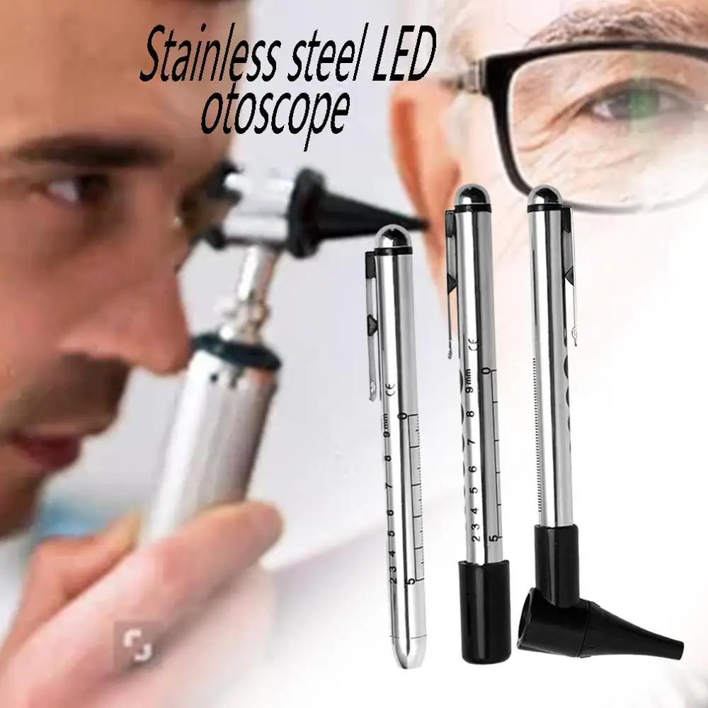 

Otoscope Ophthalmoscope Set Ear Otoscope LED Diagnostic Examination Kits Ear Tools Ear Light Pen Penlight Ear Exam Kit