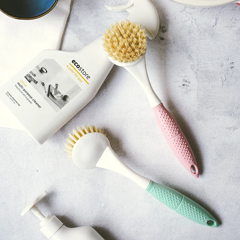 

Kitchen cleaning products pan brush long handle dish brush Household dish brush non-stick oil heat resistant b