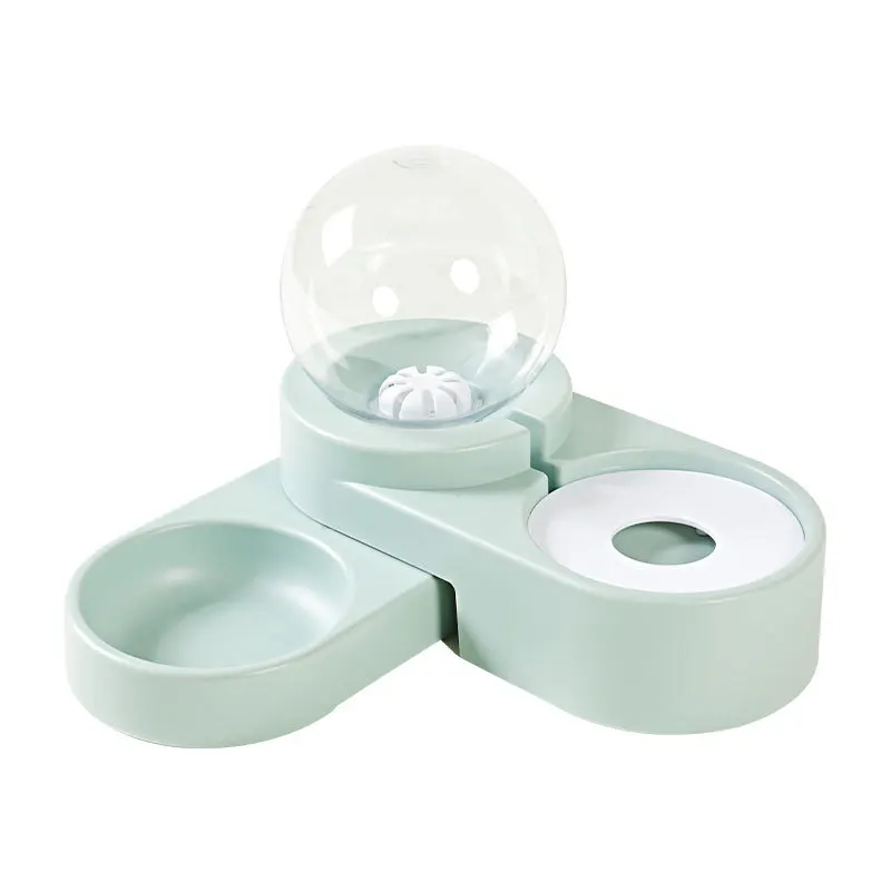 Собак и кошек подачи воды двойного назначения чаша миска для собак собаки