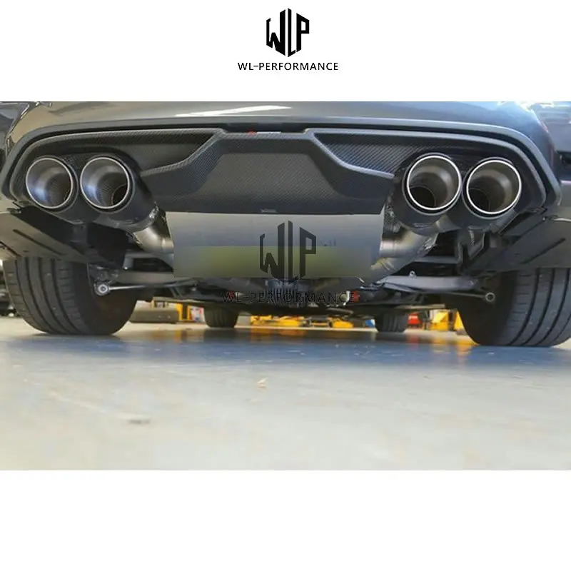 F82 M4 AK стиль высокое качество карбоновое волокно задний бампер для губ авто