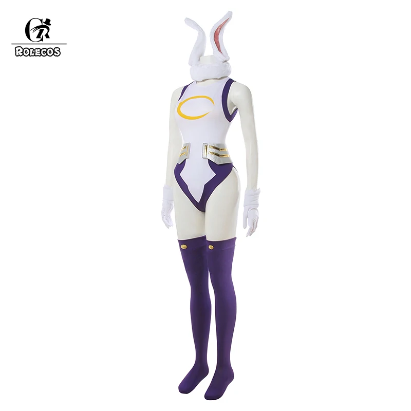 ROLECOS Miruko Косплей MHA Hero Mirko Костюм Кролика Сексуальное боди Кролика| |