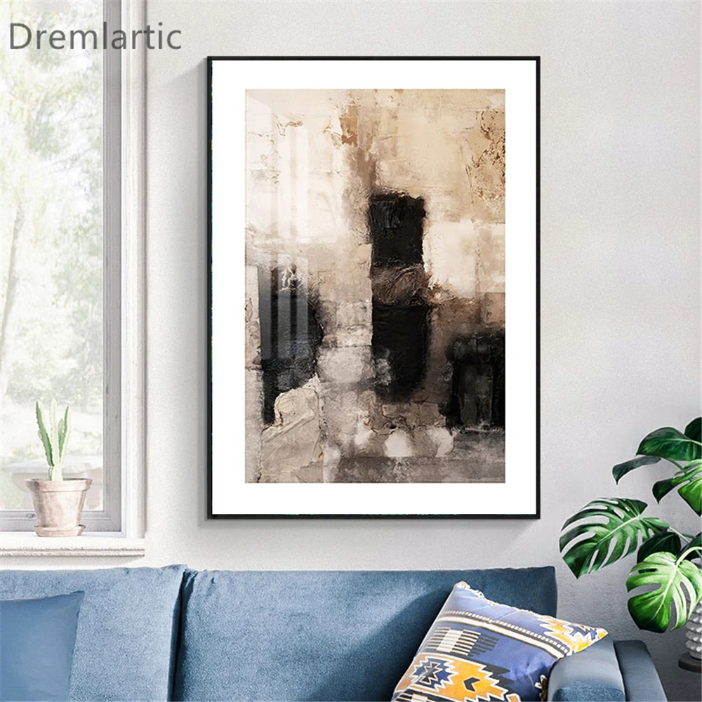 

Retro Green Plants Wall Art Canvas Paint Abstract Nordic Posters Minimalist Living Room Decor21-0202-9