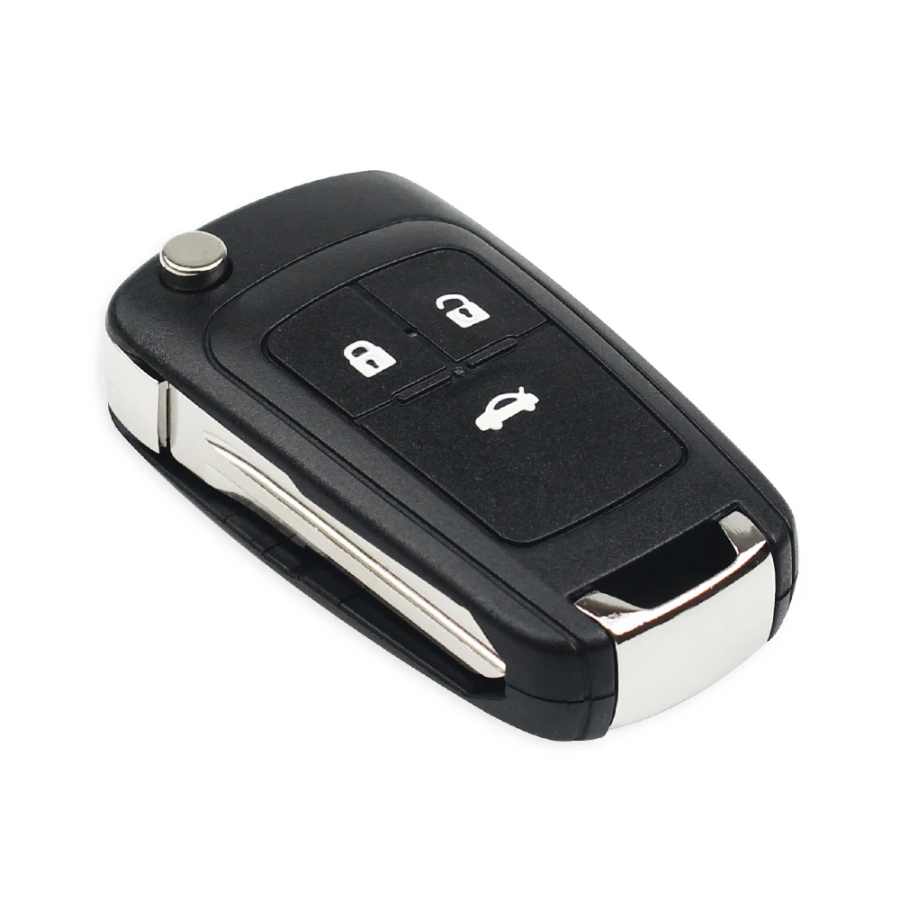 KEYYOU 3 кнопки чехол для дистанционного ключа от машины оболочки Fob Для CHEVROLET Flip