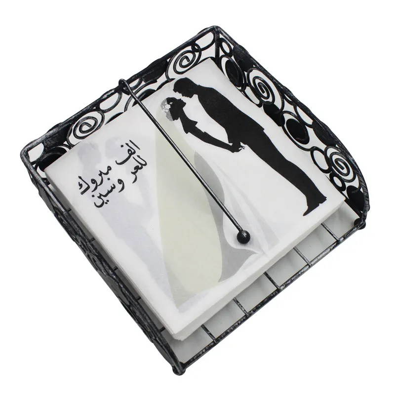 Художественный невесты печатные салфетки Особенности украшения Бумага для