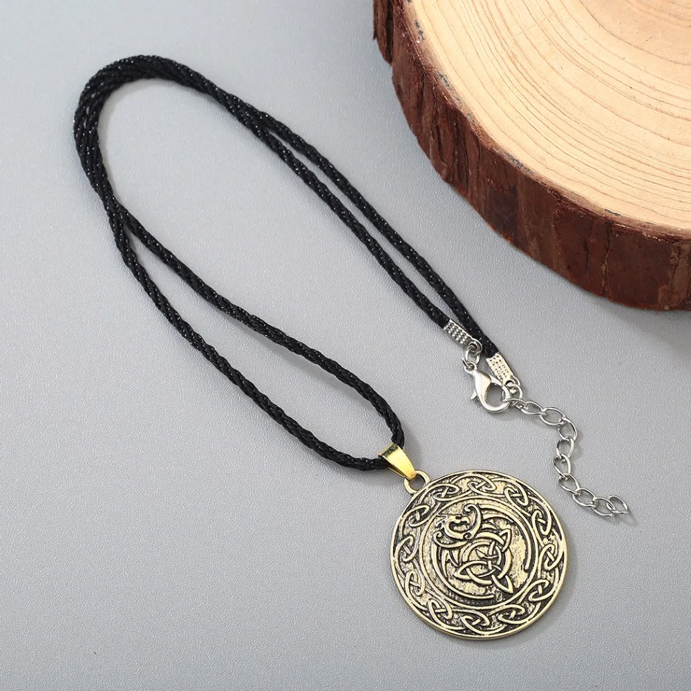 Кулон с драконом Chandler Talisman Celti Knot ожерелье для мужчин мужской узел верный амулет