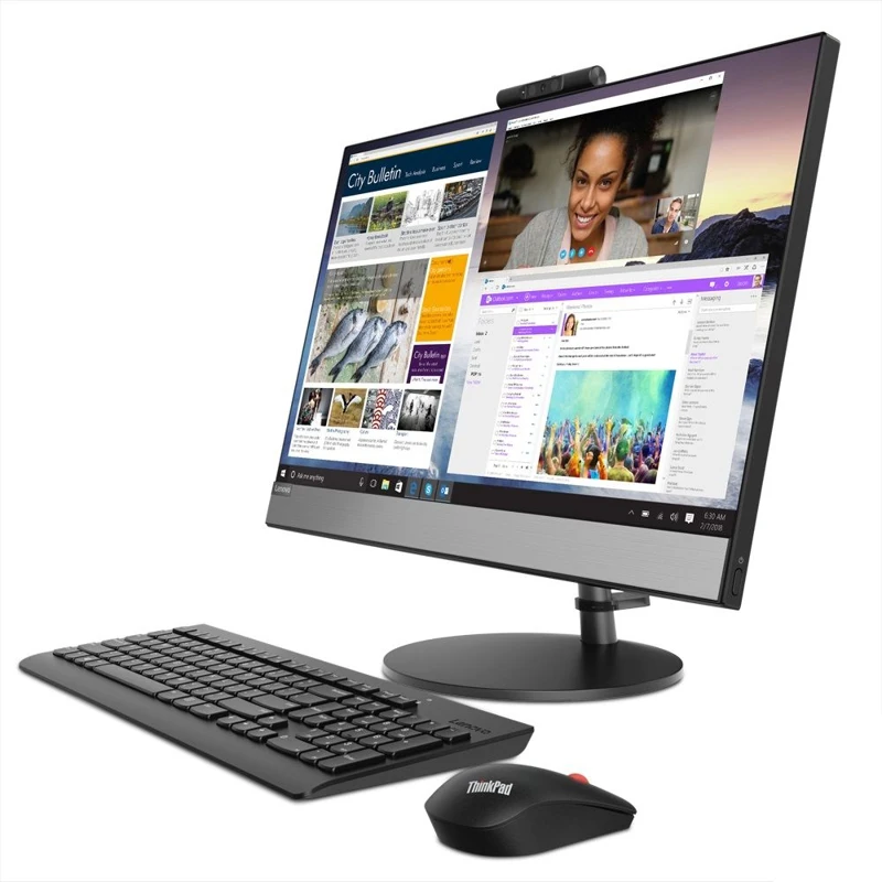 Моноблок LENOVO V530 24ICB 23.8&quot FHD Intel Pentium G5420T 4 Гб 128Гб SSD UHD 610 10UW00CXRU|Системные блоки| |