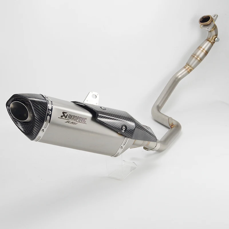 X-ADV 750 Slip-On мотоцикл глушитель передние трубы заголовки с Akrapovic глушитель для Honda X-ADV xadv 750