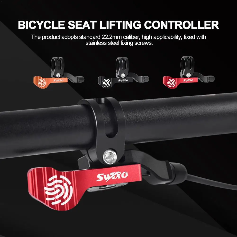 

Bike Seat Clamp Seat Lifting Controller Aluminum Alloy Seat Tube Clip Up Down Dropper Seatpost Remote Controller Mountain Bike
