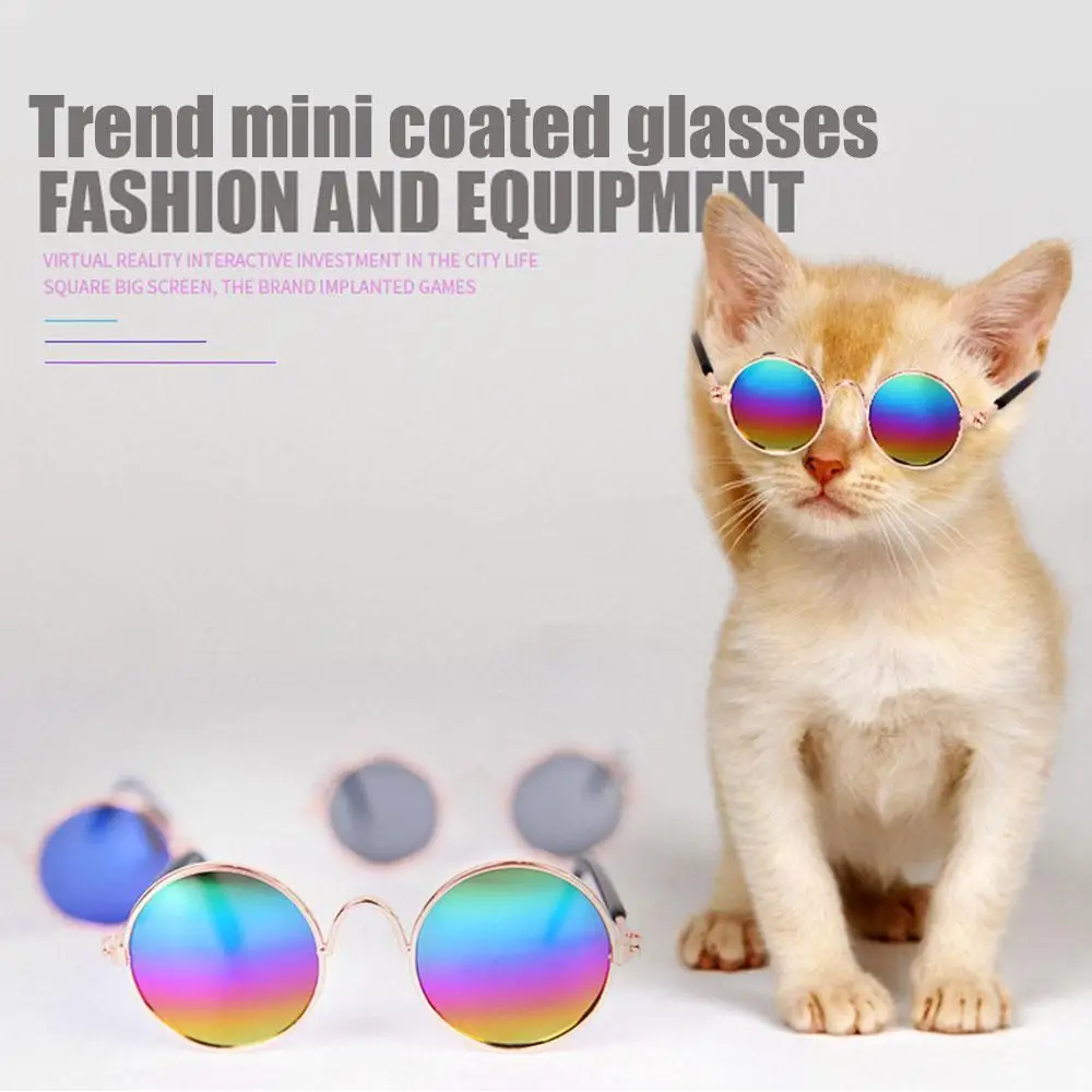 Модные крутые очки для кошек Защитные солнцезащитные собак щенков котят