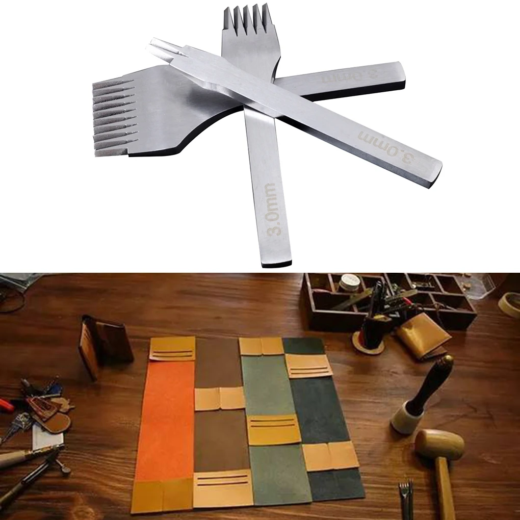 Набор инструментов сделай сам для работы с кожей из нержавеющей стали 2/5/10