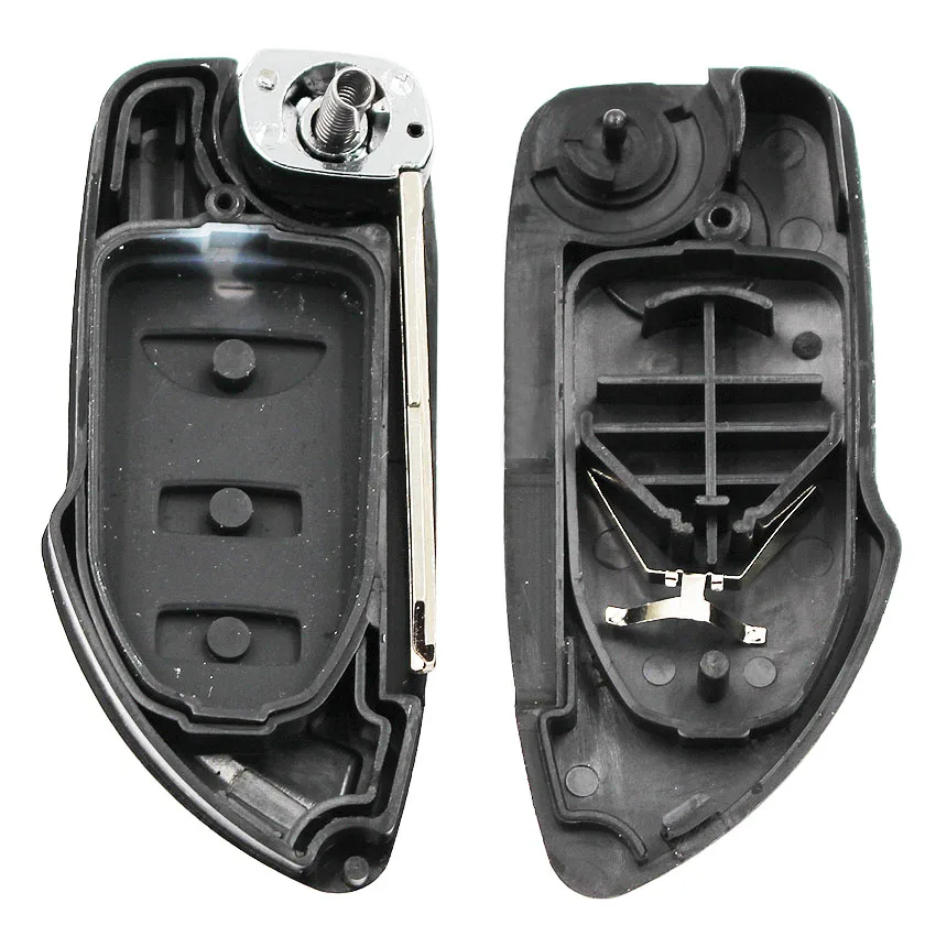 2 кнопки Складная откидная оболочка ключа дистанционного управления чехол