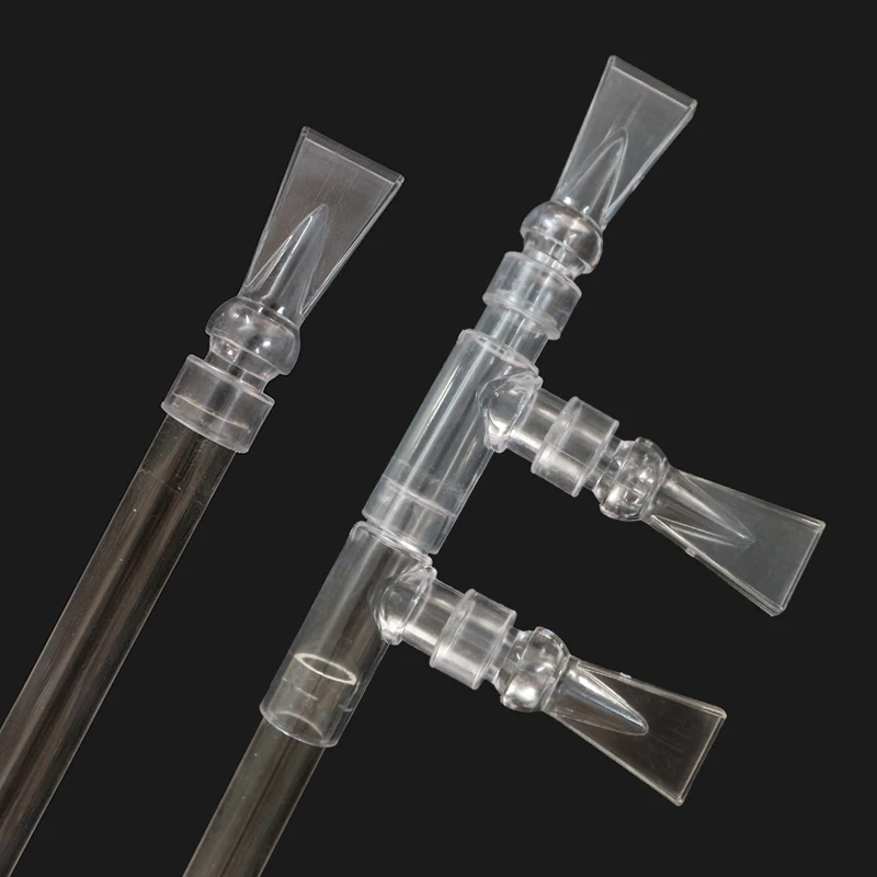 Выпускное отверстие для аквариума выдувание воды водяной канавок акриловый