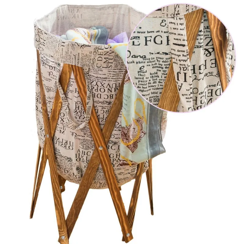 Большая складная корзина для белья креативная многофункциональная