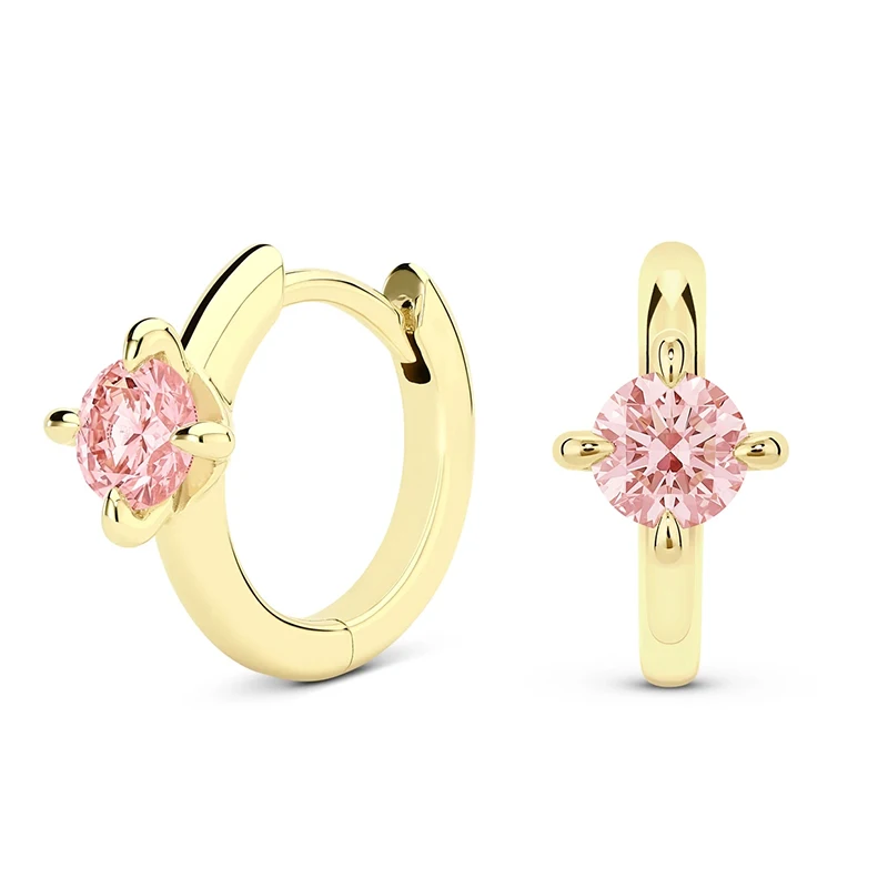 Серьги кольца ROXI в минималистском стиле женские круглые украшения для свадьбы с