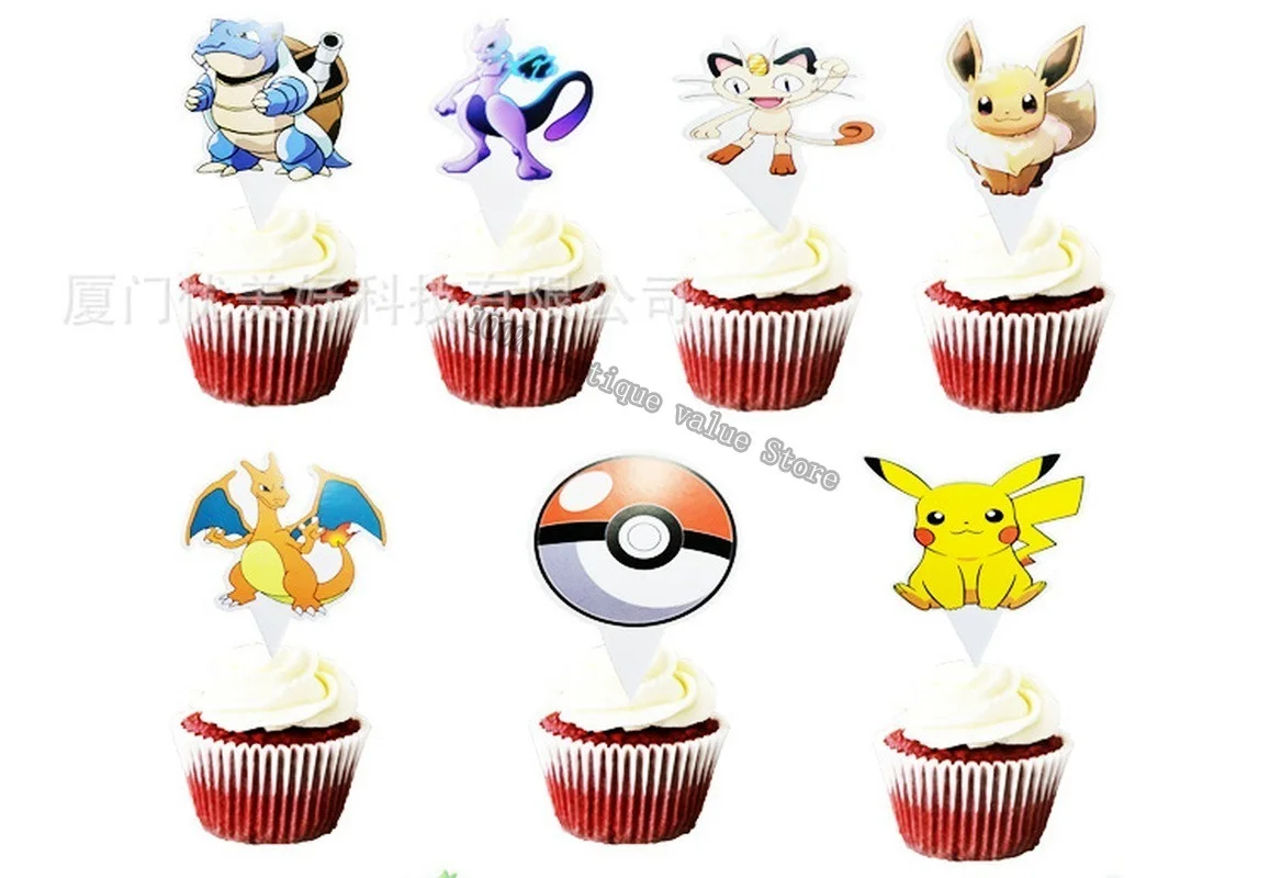 Украшение для вечеринки в виде покемона шары дня рождения рождественские