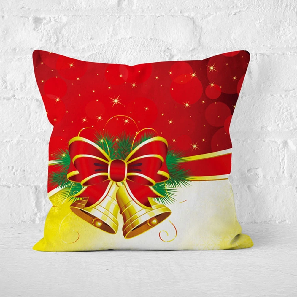 

Christmas Theme Cartoon Element Elegant Home Decorative Hug Pillow Case Living Room Sofa Cushion Cover 45x45 Cm Stylish Design