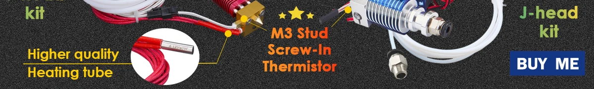 M3 штифт винт-в термистор 100K NTC ATC Semitec 104GT-2 104NT/B3950 300C для 3d принтера экструдер Hotend