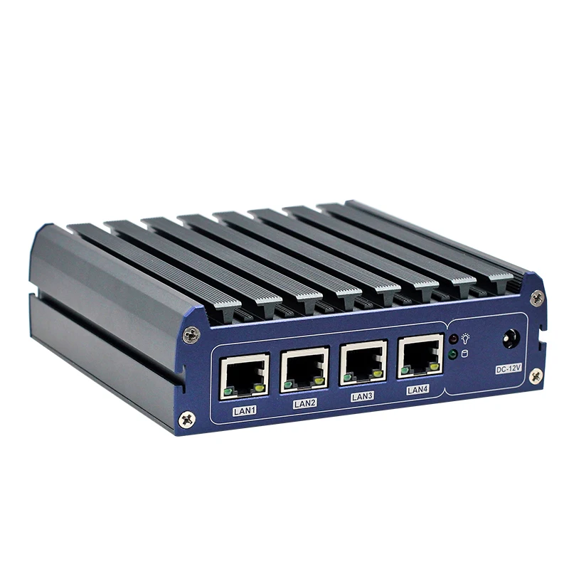 Мини-ПК без вентилятора J1900CPU 4 Гб ddr3 128G EMMC HDD SSD порта ethernet промышленный ПК |