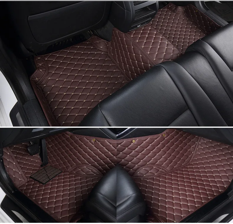 Автомобильные коврики MSUEFKD для VW Beetle Atlas CC Golf GTI Jetta Passat Polo Tiguan Transporter автомобильный коврик