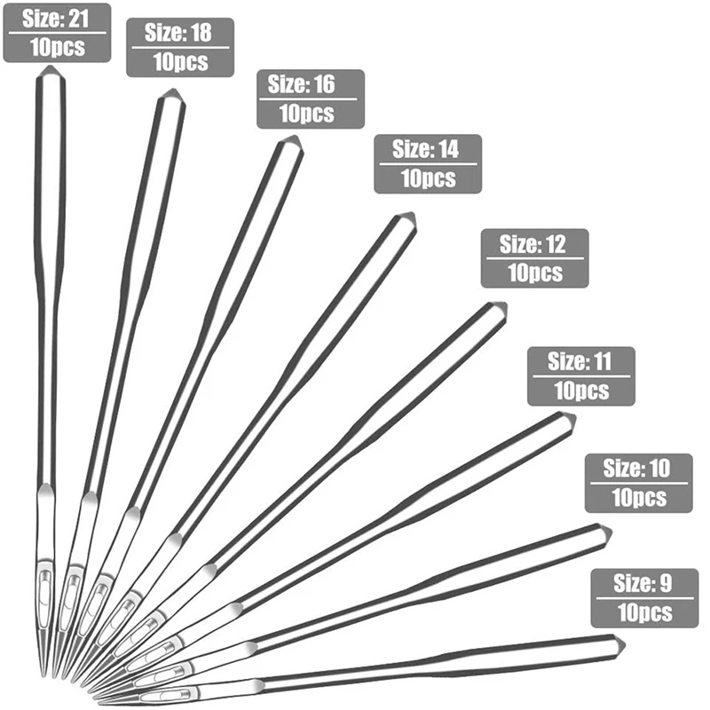 10Pcs Household Sewing Machine Needle Sharp Universal Regular Point For Singer Brother Accessories | Дом и сад