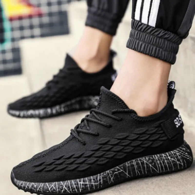 PUIMENTIUA/мужские кроссовки дышащая повседневная нескользящая обувь на шнуровке