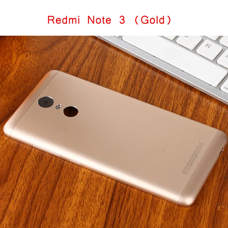 Чехол для Xiaomi Redmi Note 3 150 мм, чехол для аккумулятора Redmi Note 3 Pro, чехол для задней панели, чехол для корпуса, Global Edition - Цвет: Note 3 Gold