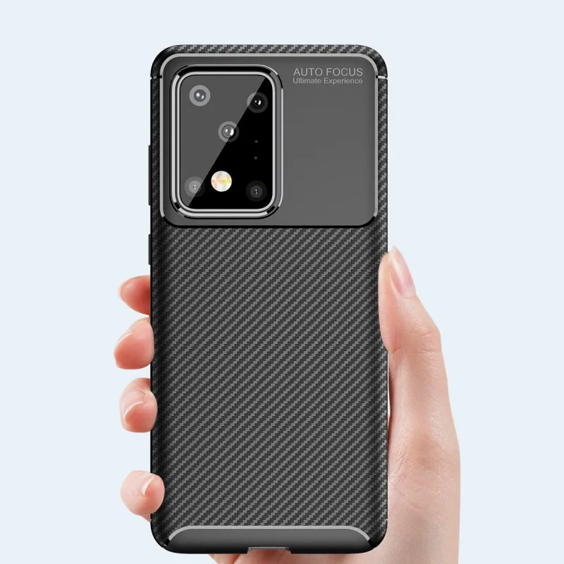 Case For Samsung Galaxy S20 Plus Note 20 Cover Silicone Carbon Fiber Shockproof Ultra |
