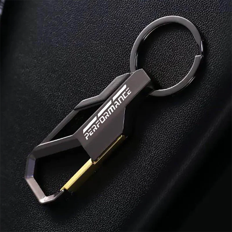 

Laser engraved metal keychain car keychain key ring key management ring gift decoration car logo key chain for Bmw PERFORMANCE