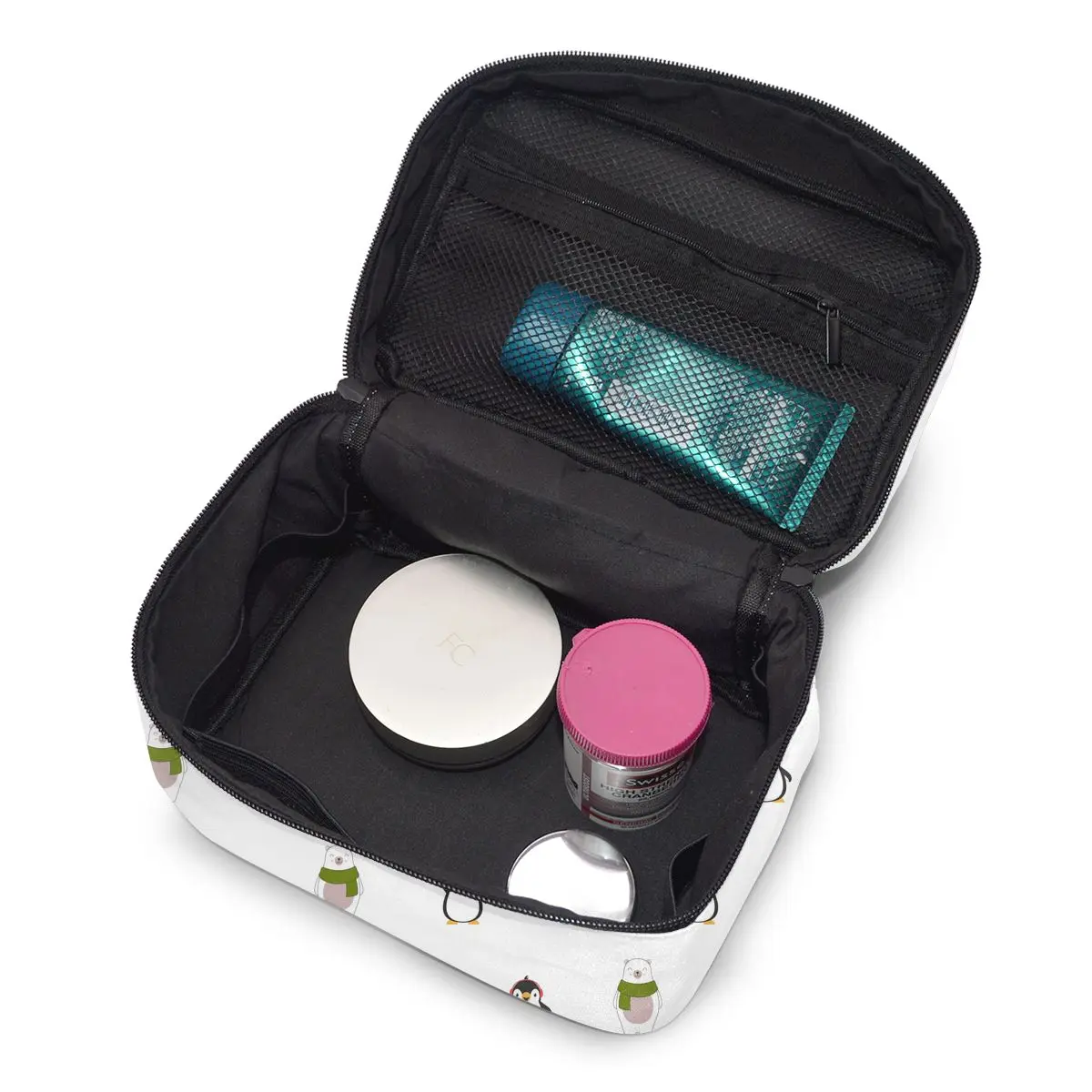 

2021 Women Makeup Bag Cosmetic Bags Christmas Animals Ladies Beauty Case Cosmetics Organizer Toiletry Bag