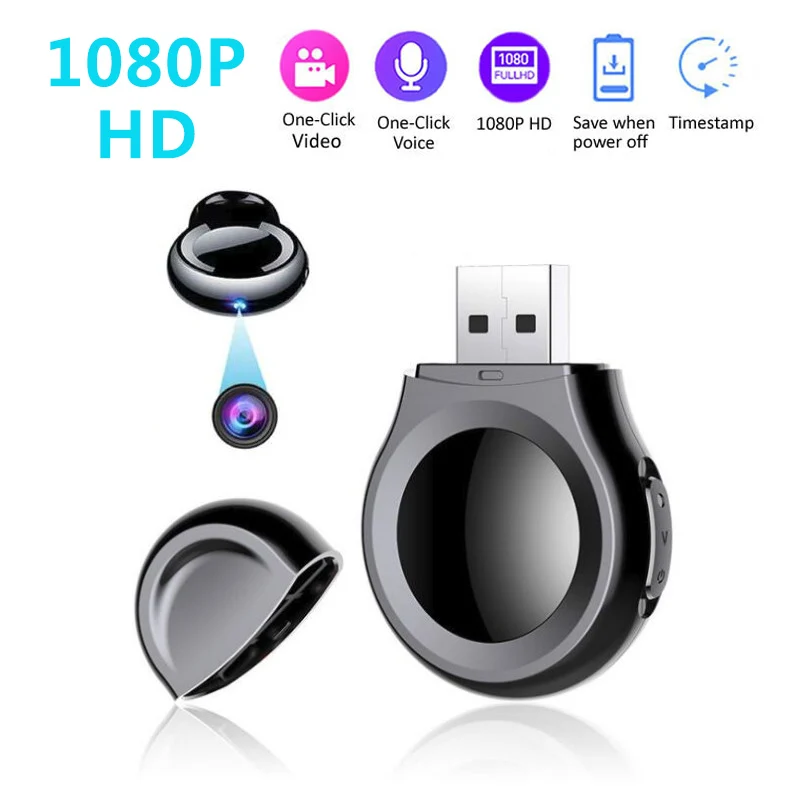 

Новая портативная мини-камера с USB 1080P, видеокамеры с циклической записью, диктофон, микро-камера DV DVR, камера безопасности s