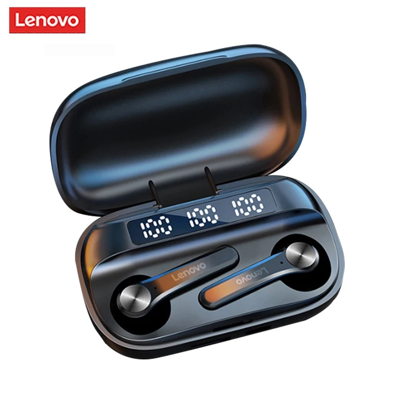 

Original Lenovo QT81 TWS Earphone Bluetooth 5.1 Wireless Stereo Sound Headset With Microphone 1200mAh Bttery Mobile Power Bank
