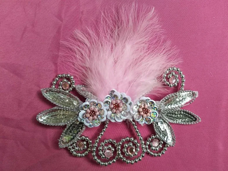 Головной убор для танцев головной перо цветок Янко аксессуары волос| |