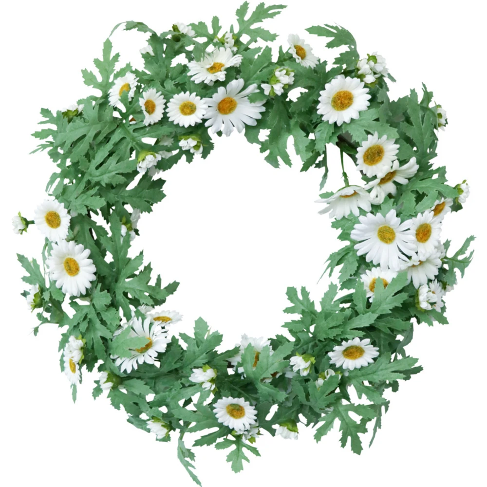 

Artificial Flower Door Decor W/Berries Round Sunflower Party Decoration Festival Wreaths