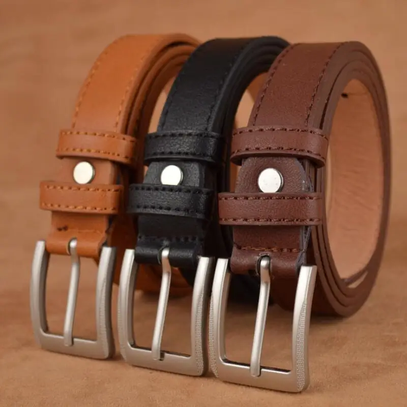 Ремень унисекс с металлической пряжкой 90 см 105 | Аксессуары для одежды