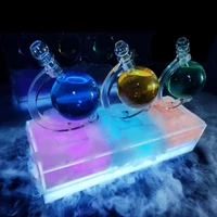 luminous bullet cup holder led bar ktv rechargeable foreign wine rack creative rotational shooter glass cocktail wine
