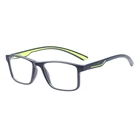 Мужские и женские мужские прямоугольные очки TR90 красочные спортивные легкие полные оправы черная оправа для очков при близорукости прогрессивные линзы