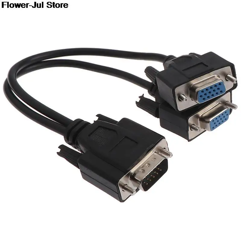 Кабель-разветвитель для видеомонитора 15Pin VGA папа-2 Vga Svga мама | Электроника