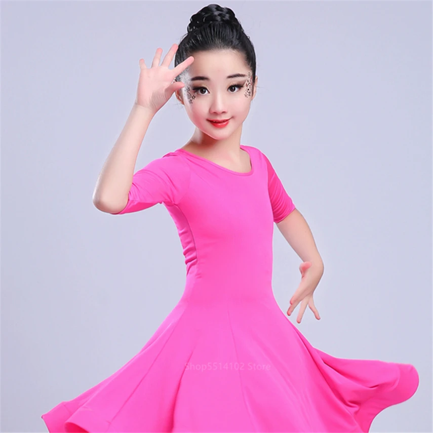 2020 костюмы для латиноамериканских танцев девочек современные детские платья