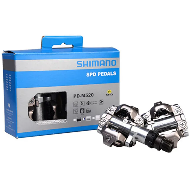 SHIMANO PD-M520/PD-M540 замок шаг горный велосипед самоблокирующаяся педаль с SH51 замок часть может добавить PD22 Замок кусок абсолютно новая коробка