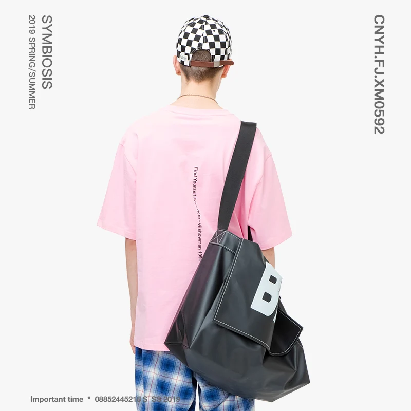 VIISHOW 2019 летние новые свободные футболка с короткими рукавами для мужчин Круглый