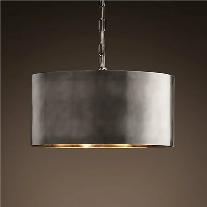 

Coffee Shop Chandelier Retro Loft Lamp Studio Hanging Light Gold/ Silver Industrial Iron Dining Room Bar LED Bulbs Chain Pendant