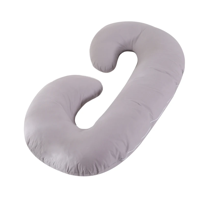 

Upgraded Pregnancy Pillow Full Filling Cotton Pregnant Pillow Cushion Long U Shape Maternity Plillow For Pregnant Women Sleeping