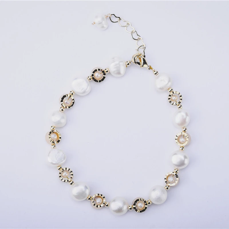 Браслет для женщин ювелирные изделия из пресноводного жемчуга Прямая поставка