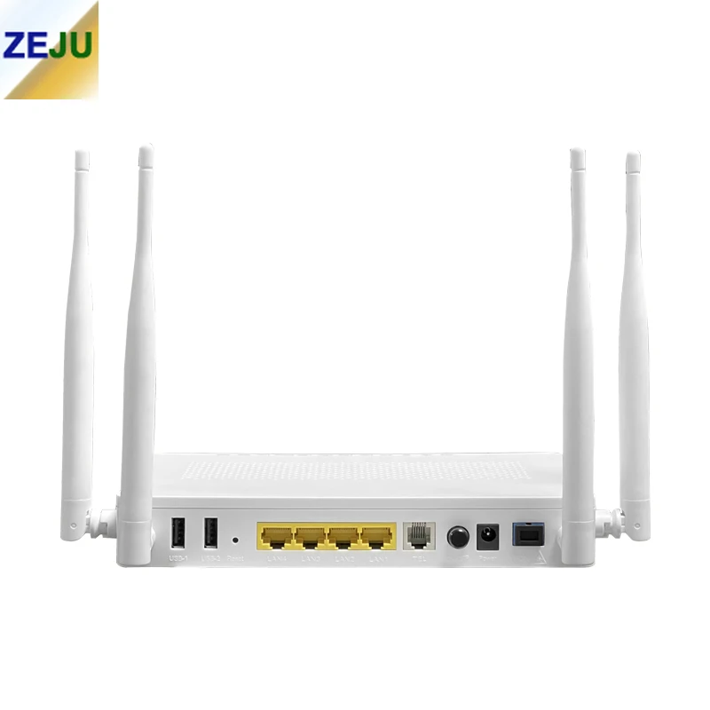 

5 шт., оптоволоконные кабели FTTH ONU 1GE 3FE 1POTS WIFI 2,4G и 5,8G