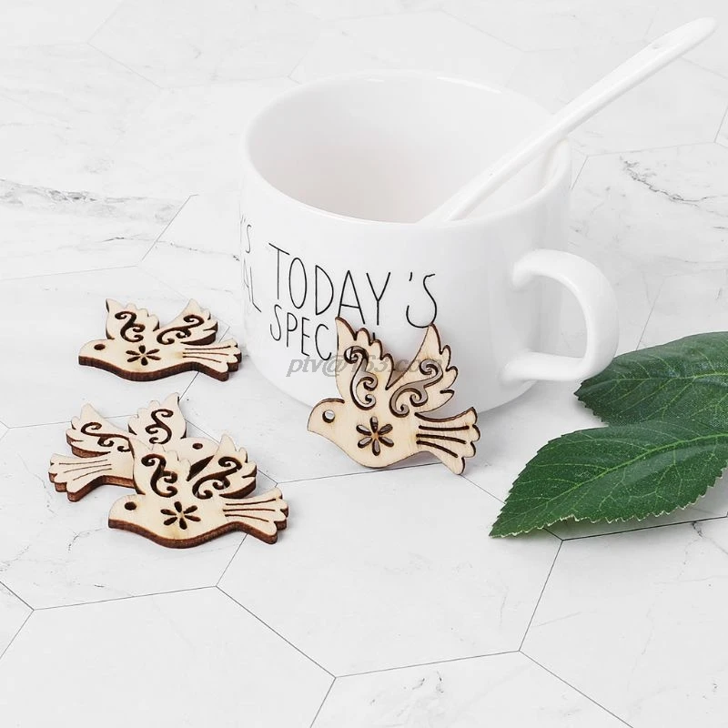 50 шт. деревянные украшения для голубей|Поделки из дерева| |