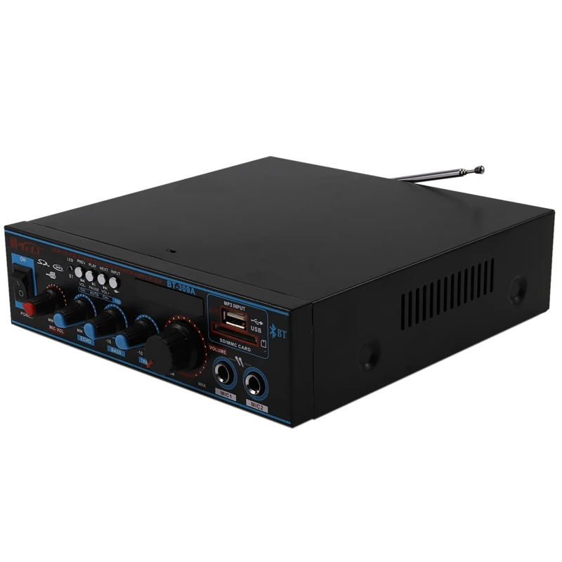 Усилитель мощности o 800 Вт с американской вилкой 220 В 2 канальный мини HIFI