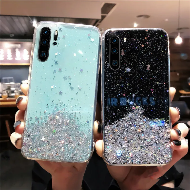 YBD мягкий Блестящий Звездный чехол для телефона для samsung Galaxy Note 10 10 pro s9 s8 plus note 8 9 s10 plus A50 A70 A40 чехол Fundas