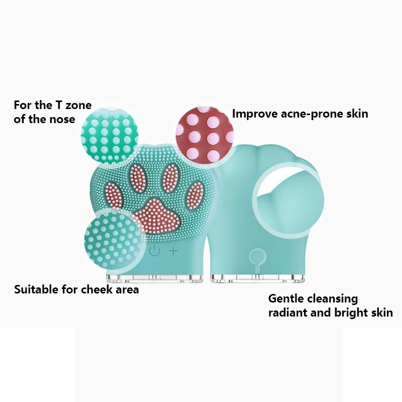 

Electric Mini Silicone Face Cleansing Brush Facial Deep Pore Washing Cleanser Skin Massager Instrument Beauty Skin Care Tools